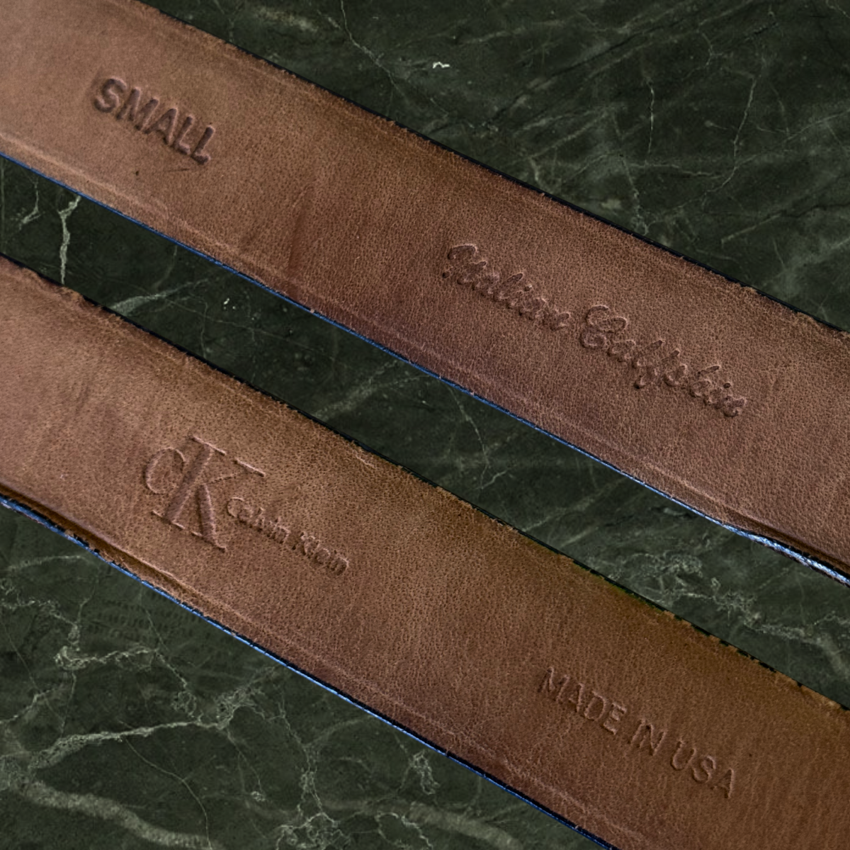 Calvin Klein Black Leather Belt